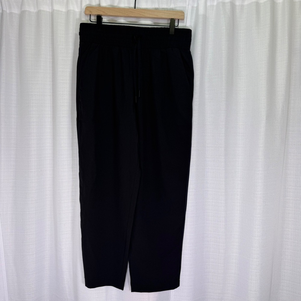 NEW Spanx On The Move Slim Pant Womens L Very Black High Rise Trousers 51082R - Picture 14 of 14